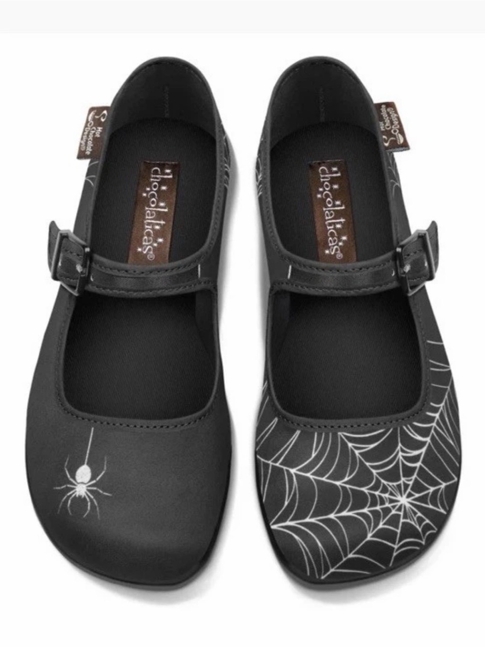 Hot Chocolate Design Chocolaticas Black Spider Mary Jane Shoes 38 fits 8.5